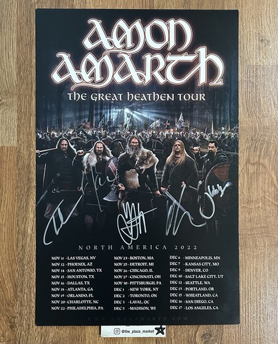 Amon amarth signed autographed - signed,